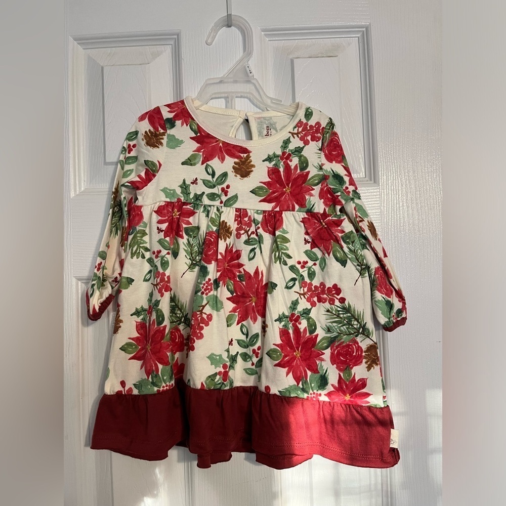 Burt’s Bees Holiday Floral Dress